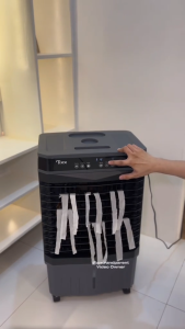 XTTX × Tixx Air Cooler Fan 55L 3 speed Wind With Ice Crystal Inverter Portable Aircon With Remote Control For Room Office