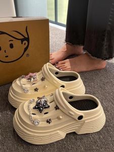 Thick Bottom Sandals Womens Summer Outdoor Wear Nurse EVA Flip Flops Sensation Beach Shoes Slip on Home Slippers