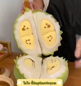 หมอน รุ่นใหม่ ตุ๊กตาทุเรียน ตุ๊กตาทุเรียนของขวัญวันเกิด หมอนตุ๊กตาหมีทุเรียน เนื้อทุกเรียนเต็มลูก