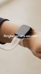 RINGKE® SPORTS AIR LOOP Apple Watch Ultra 4/3/2/1/ SE3/SE2/Series 12/11/10/9/8/7/6/5/4/3 Lightweight Breathability Sports