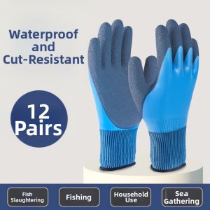 Anti-cut Puncture Resistant Waterproof Fish Handling Gloves