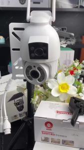 V380 Pro 5G Dual Lens Dual Screens Outdoor CCTV Camera no need wifi HD 1080P 8MP auto tracking Full Color night vision two-way audio waterproof two-way audio remote APP Control Video Surveillance