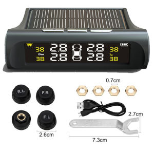 Bộ cảm biến áp suất lốp ô tô van đo theo dõi áp suất lốp oto xe hơi máy đo cảm ứng cảnh báo áp suất lốp tpms van ngoài cam bien ap suat lop oto - Lazada
