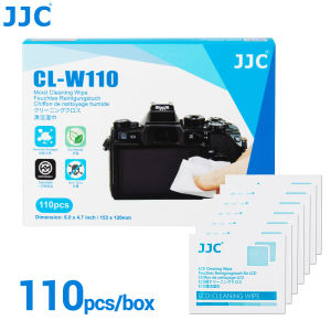 JJC | JJC 110Pcs Lens Cleaning Wipes Moistened Individually Wipes Pre-moistened Lens Cleaning for Glasses Camera Lens Phone Screen