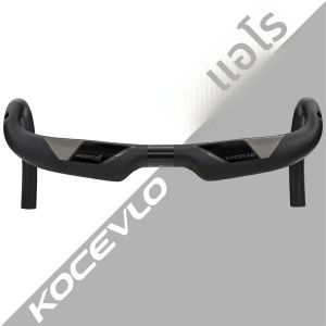 KOCEVLO คาร์บอนไฟเบอร์จักรยาน handlebar ลดความต้านทาน bent bar เสริมสร้างชิ้นส่วนจักรยาน 380/400/420/440 มม. เส้นทางด้านใน