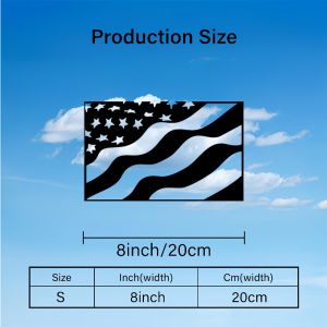 CIFbuy | CIFBUY Metal Wall Art USA Flag Black Silhouette Iron Plaque Sculpture Living Room Bedroom Office Home Decor Ornament