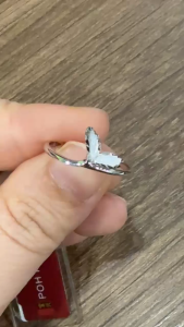 Poh Heng Jewellery 18K Ocean Dance Ring in White Gold