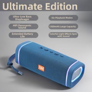 WOMINGTE | Bluetooth Wireless Outdoor Heavy Bass Portable Speaker