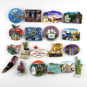 3D Magnetic Refrigerator Stickers Tourist Souvenir New York times Square Statue of Liberty Shape Decorative Building Pattern