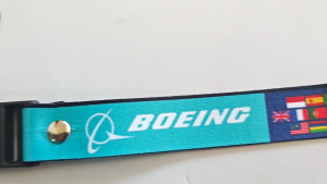 Lanyard / Tali ID Card Boeing Break Away Digital Printing
