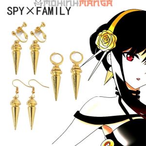 Khuyên tai cosplay hình Anime Spy X Family trang sức Yor Forger Anya Loid gia đình