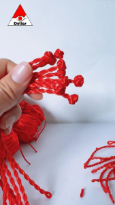 Combo 10 Vòng Tay dây chỉ đỏ May Mắn Thắt nút Quả cầu Loại Đẹp DutiOS - CBM003