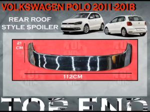 VOLKSWAGEN POLO 2011-2018 REAR BOOT LIP ROOF SPOILER VW POLO MK5 SPOILER POLO HATCHBACK OEM SPOILER BODYKIT POLO HB OE