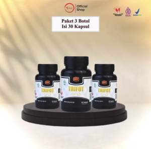 3 BOTOL TRIFOT KAPSUL PENGGEMUK BADAN BPOM HALAL ISI 30 KAPSUL MEMPERBAIKI NAFSU MAKAN
