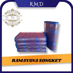 Tikar Lipat Mendong Ramayana Songket Ukuran Jumbo 3x2