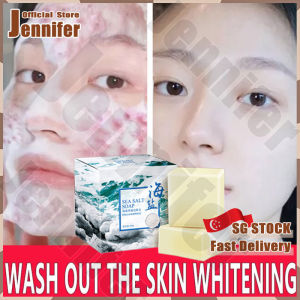 💥SG stock💥 Sea salt soap / Removal pimple pores blackhead / Anti acne soap moisturizing / Goat milk face wash soap / 海盐皂