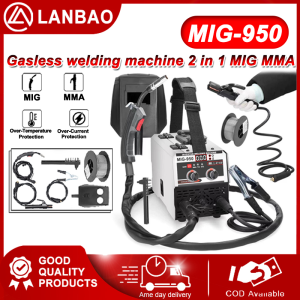 Welding Machine Set MIG-999 Gasless Welder MIG/MMA/TIG 3 in 1 Portable IGBT Technology Inverter Welder