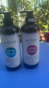 Dầu Gội Label Shine siêu mượt dưỡng ẩm phục hồi tóc hương thơm nước hoa quý phái cặp 1500.ml - chính hãng