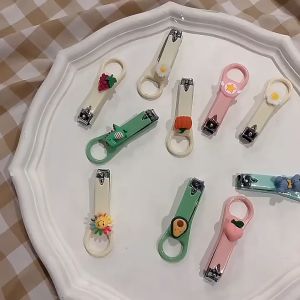 AI-C957 Gunting Kuku Mini Karakter 3D Lucu dengan Gantungan Praktis / Nail Clipper / Jepit Kuku