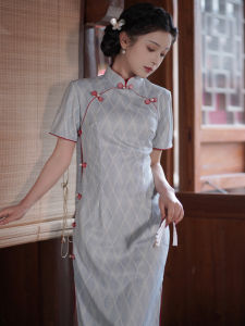 Huakaizhixia | Retro Chinese Style Cheongsam Young Girl Dress