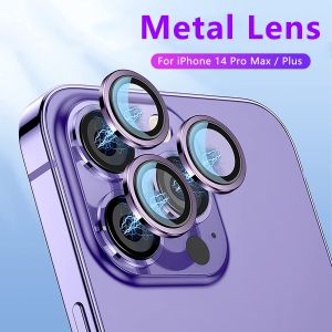 Camera Lens Metal Protector for IPhone 15 Pro Max iPhone 15 Plus 14 Pro Max 14 Plus 13 Mini 12 11 Pro Max Anti Drop Back Camera Glass Screen Protector Film