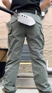 Tucano Outdoor Waterproof SWAT Military Trousers Casual Multi Pocket IX9 Tactical Pants Male Work Jogger Cargo Pants Men Pants Wear-Resistant Tactical Cargo PantsTucano Outdoor Waterproof SWAT Military Trousers Casual Multi Pocket IX7 Tactical Pants Male