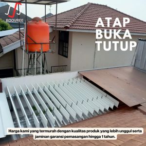 Atap buka tutup Roovree