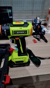 ZPER Mesin Bor 3in1 Cordless Impact Drill Screwdriver Multifunction bor listrik Bor Beton Kayu BesiTembok ZP035
