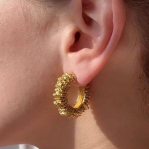 FEEI STUDIO Barcelona Commute Quality Small C Circle Ear Cuff Fashionable Ins Style Earrings Unbranded Other Material