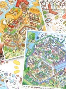 Decorative Positioning Scenery Stickers