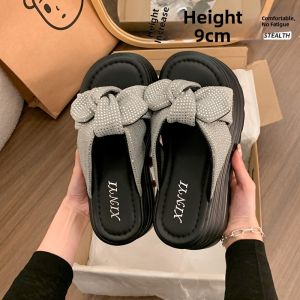 DINGMUYI | Height Increasing Sandal Slippers 9cm