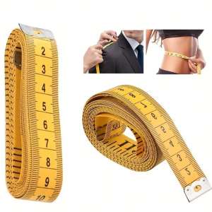 Soft 120 Inch/300cm Dual Scale Measuring Tape For Body Measurements Sewing Tailor Cloth Body Measurement Pocket Measuring Tape
