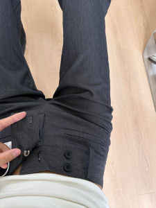 Quần Tây Nữ Dáng Ôm Dài Cạp Cao Màu Đen Xám Mùa Hè Quần Ống Loe Ống Đứng Thoải Mái Cho Phụ Nữ Cao 175cm