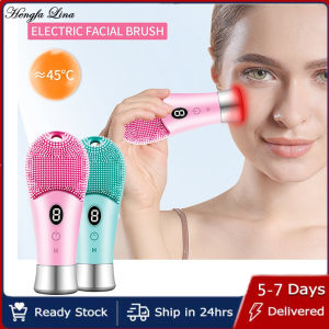 Hengfa Lina Electric Facial Cleanser Silicone Cleansing Brush Face Pore Deep Blackhead Washing Makeup Remover Foaming Brush Sonic Massager