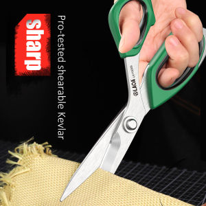 LAOA Stainless Steel Multi-Purpose Scissors 45° Angle Design Sharp Fabric Leather Paper Shears Tailor Dressmaker Craft Scissors
