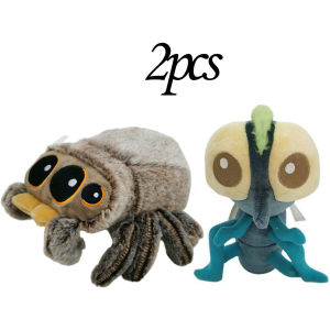 Bandai | Stuffed Soft Animals Plushies Spider Little Fly Toy Black Little Lucas Simulated Pillow Doll Anime Game Room Decora Kid Gift