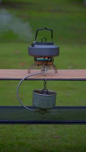 Campingmoon | Nắp Bảo Vệ Bằng Nhôm Có Nam Châm Cho Bình Gas Cắm Trại BKM-107 Nắp Phẳng Cho Bình Cassette Hoặc Bình Alpine Phụ Kiện Bếp Ngoài Trời