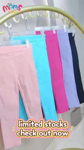 Kids Girls 3-12Y Plain Jeggings Leggings Pants Korean Style Pastel Color Casual Formal Stretchable Skinny Jeans Pants