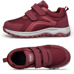 WuChu รองเท้าผู้ชายผู้หญิงเท้ากว้างรองเท้าใส่เดินโรคเกาต์บวมกด Thumb Valgus แสงไม่ลื่นรองเท้าใส่เดินสูงอายุรองเท้าขนาดใหญ่36-46