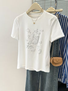 MISHANGYICHU | Short Sleeve Summer Loose Slim Fit T-shirt