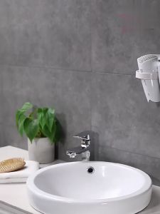 Gantungan Hair Dryer / Hair Dryer Holder / Tempat Hair Dryer Dinding Untuk Kamar Mandi Toilet