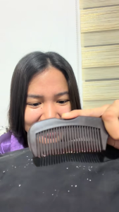 Energy Comb Press Hollow Comb No Wash Dandruff Grease Massage Comb Scalp Cleansing Hair Comb