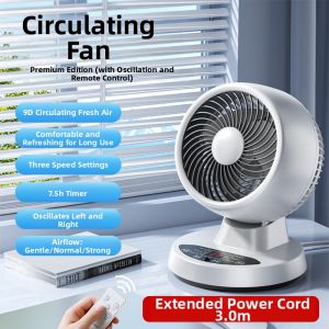 Desktop Air Circulation Fan Small Size for Office Use Student Dormitory Home Electric Fan Natural Sleep Standard Strong Wind Modes