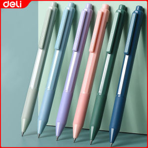 Deli Ballpen Gel Pen 0.5mm Perfect Smooth Black Ink Assorted Colors Nusign NS559 1pc