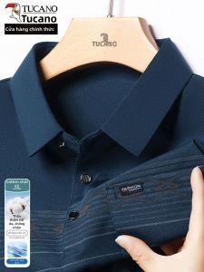 TUCANO | Áo Thun Polo Mỏng Trơn Ice-Silk cho Nam Trung Niên Mùa Hè