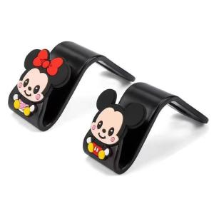 Creative Bear Car Decorations Adhesive Seat Back Vehicle Hooks Cute Small Bear Car Interior Decoration Front Row Hooks