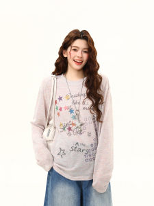 WILDAZI | American Retro Graffiti Star Thin Casual Sun Protection Long Sleeve Shirt