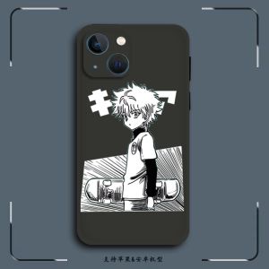 Anime Full-Time Hunter Killua Silicone All-Inclusive Phone Case for Apple 13 Huawei Xiaomi 11oppovivo