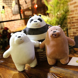 Our Naked Teddy Bear Series Plush Stuffed Toys are Bear Toy Series Grizzly Panda and Ice Bear 7-inch