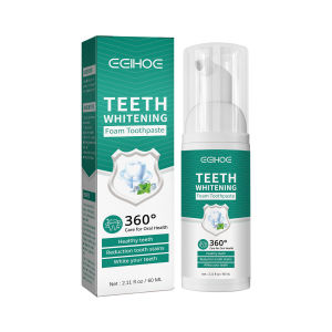 Eelhoe Tooth Whitening Cleaning Mousse Teeth Remove Stains Anti Cavity Bleaching Whitener Foaming Toothpaste Oral Hygiene Care Tooth Cleaning Mousse Foam Teeth Remove Stains Fresh Breath Oral Hygiene Oral Care Tools